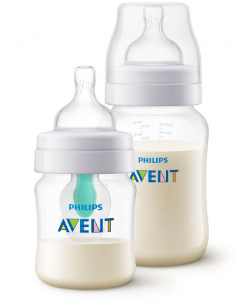 Бутылочки Avent Classic+ 125 мл с клапаном AirFree + 260 мл