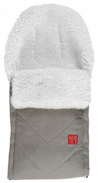 Меховой конверт Kaiser DUBLAS  — Grey Melange/White