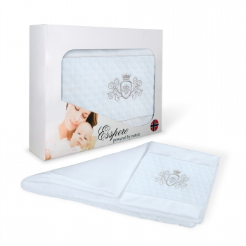 Комплект постельного белья в коляску Esspero Conny 5 предметов — Crown Blue