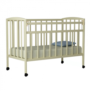 Детская кроватка ВДК "Magico mini" (колесо) — Слоновая кость