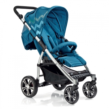 Прогулочная коляска Gesslein S4 Air+ — PETROL Синий