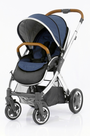 Прогулочная коляска Oyster 2 + Colour Pack (шасси Chrome/Brown) — Oxford Blue