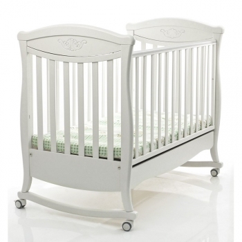 Детская кроватка Bambolina Principessa Classic 125x65 — Белый