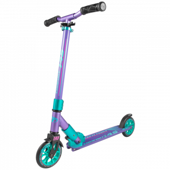 Самокат TechTeam 145 Comfort (2019) — сиреневый-зеленый