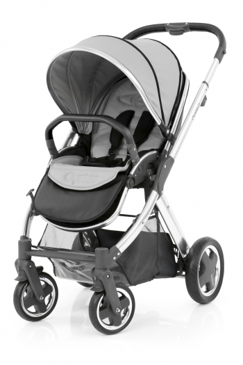 Прогулочная коляска Oyster 2 + Colour Pack (шасси Chrome/Black) — Pure Silver