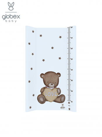 Доска для пеленания Globex Параллель 800х500 — Мишка с сердцем сидит