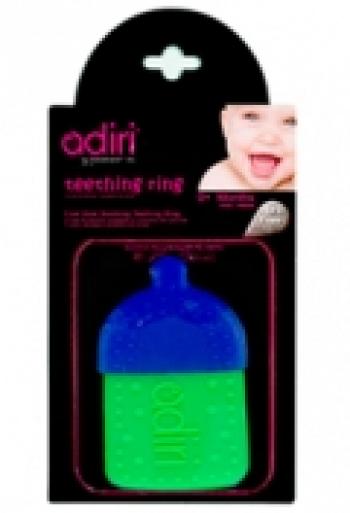 Прорезыватель для зубов Adiri Bottle Teething Ring — cyan-green
