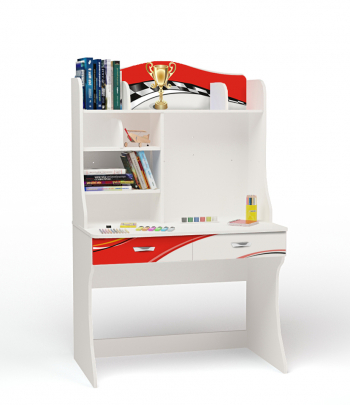 Стол с надстройкой ABC-KING La-Man — красный