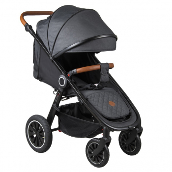 Прогулочная коляска Coletto JOGGY — black, черная рама