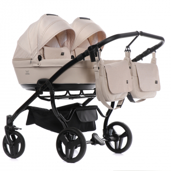Коляска для двойни 2 в 1 TAKO CORONA LITE DUO — TCL-02 DUO бежевый