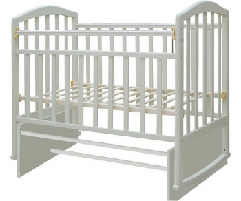 Детская кроватка Farfello "Алита" (3) а/с — белый