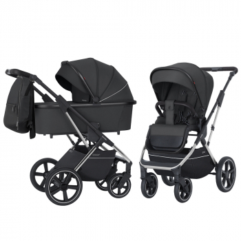 Коляска 2 в 1 Carrello Aurora CRL-6505 — Cosmic Black CHROME