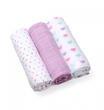 Набор пеленок BabyOno (3 шт) — Violet