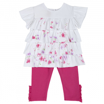 Комплект футболка и леггинсы Chicco, цвет розовый