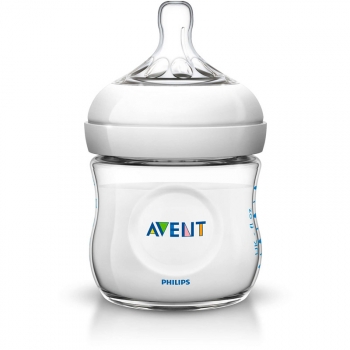 Бутылочка Avent Natural PP 125 мл, сил. соска, 1 шт., арт. 86025