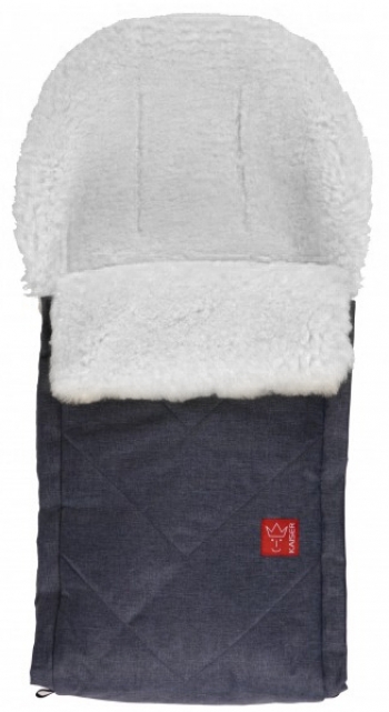 Меховой конверт Kaiser DUBLAS  — Navy Melange/White