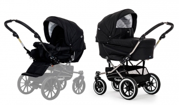 Коляска 2 в 1 Emmaljunga Edge Duo Combi Competition (шасси Duo S Lounge) — Black