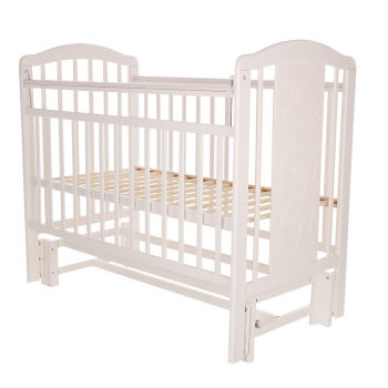 Детская кроватка Pituso Noli Мишутка (маятник универсальный) — Белый