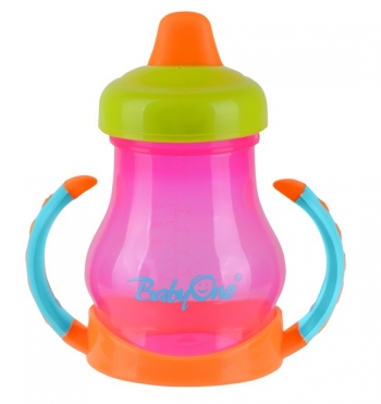 Поильник с мягким носиком BabyOno с ручками — 207 (180 мл)