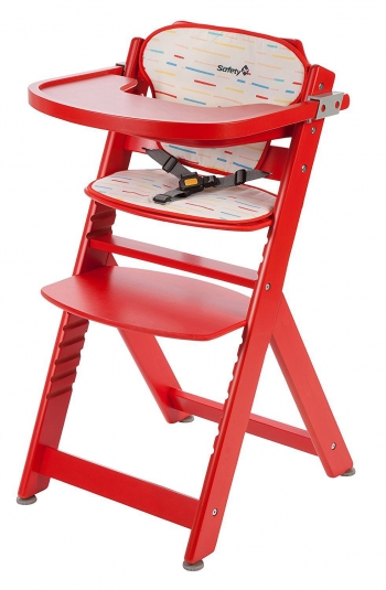 Стульчик для кормления Safety 1st Timba + мягкий вкладыш — Red Lines