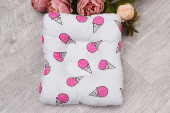Подушки для малыша Amarobaby для кормления и сна мороженки — фуксия