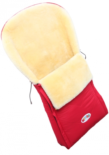 Детский конверт из медицинской овчинки «Кроха» Classic XI — Red XI