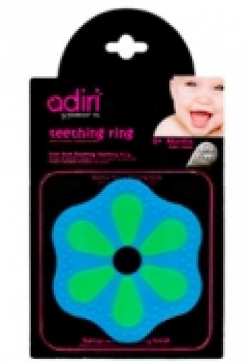 Прорезыватель для зубов Adiri Petal Teething Ring — green-cyan