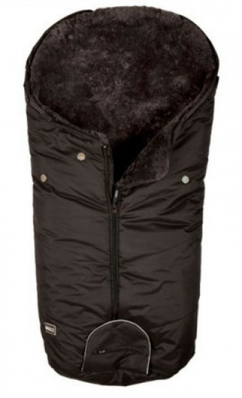 Зимний конверт BOZZ из стриженой овчины — 60-154-3 Черный/Серый