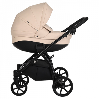 Коляска 2 в 1 Tutis Nanni Кожа (2023) — Кожа Св.бежевый