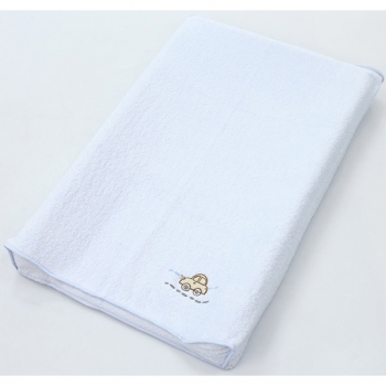 Простынь Ceba Baby на резинке на пеленальный матрасик 50x80 см — In My Car Blue