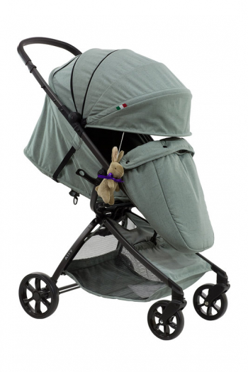 Прогулочная коляска Farfello Airy — серо-зелёный