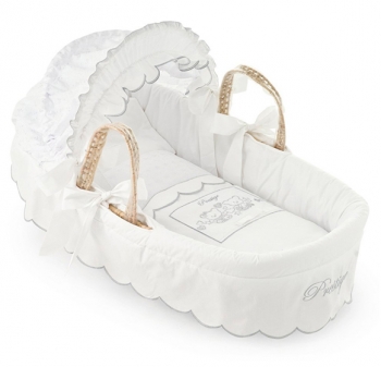 Плетеная люлька Pali Prestige — White
