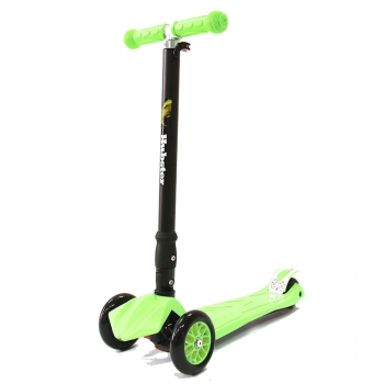 Трехколесный самокат Hubster Plus — зеленый