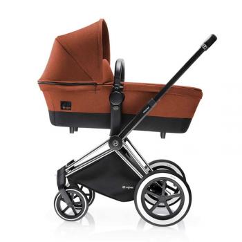 Коляска для новорожденных Cybex Priam (шасси Trekking Matt Black) — Autumn Gold