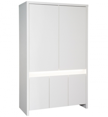 Пятисекционный шкаф Schardt Planet — White