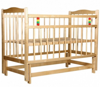 Детская кроватка Farfello КД 1200 МП — натуральный
