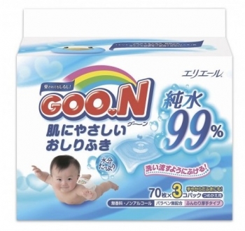 Салфетки GOON — 3х70шт