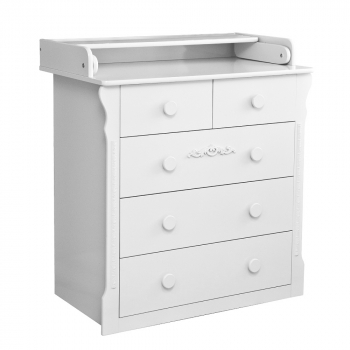 Пеленальный комод Красная звезда (Можга) С 578 — Белый