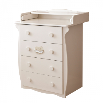 Пеленальный комод Красная звезда (Можга) С 257 — Ваниль