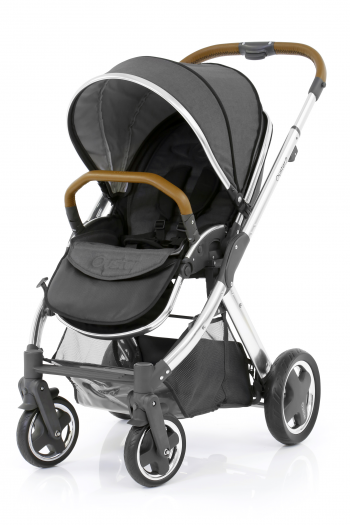 Прогулочная коляска Oyster 2 + Colour Pack (шасси Chrome/Brown) — Tungsten Grey
