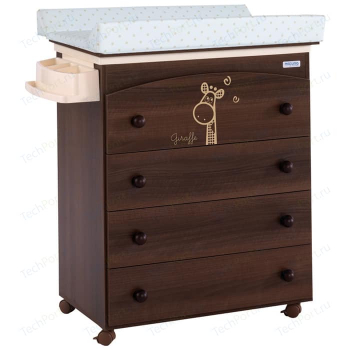 Комод пеленальный с декором Micuna Sabana B-970 — Chocotale/Beige Dots