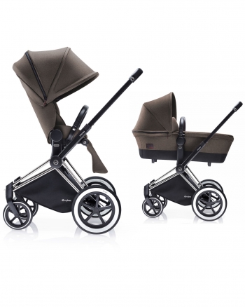 Коляска 2 в 1 Cybex Priam (шасси Trekking Matt Black)