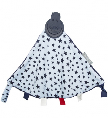 Комфортер с грызунчиком Cheeky Chompers — синие звезды
