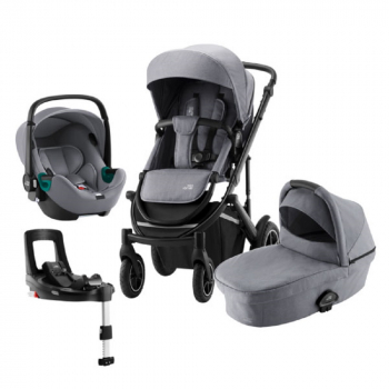 Коляска 3 в 1 Britax Römer Smile III i-sense + Flex Base iSense — Frost Grey