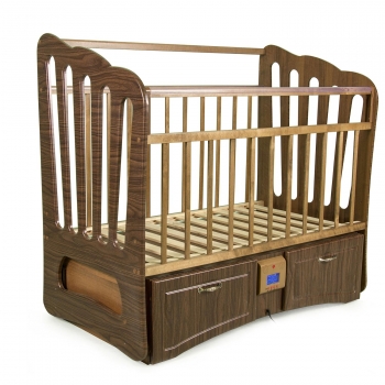 Кровать-трансформер Daka Baby Укачай-ка 06 Валенсия — Орех