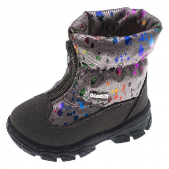 Сапоги Chicco Wilbur, для мальчиков, цвет серо-коричневый — размер 260