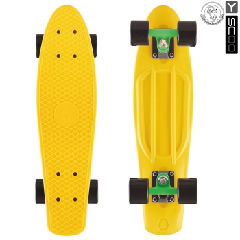 Скейтборд Y-SCOO Big Fishskateboard 27" — GREEN/black
