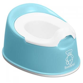 Горшок детский анатомический брызгостойкий BabyBjorn Smart — бирюзовый