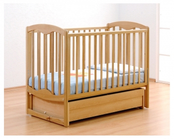 Детская кроватка Gandilyan (Гандылян) Диана (маятник) — Натуральный