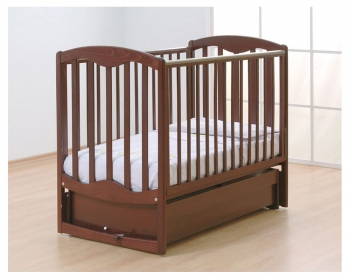Детская кроватка Gandilyan (Гандылян) Диана (маятник) — Махагон
